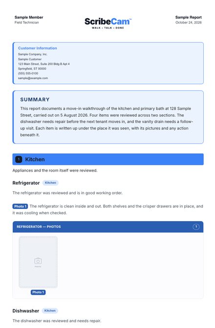 Bold Bands report design