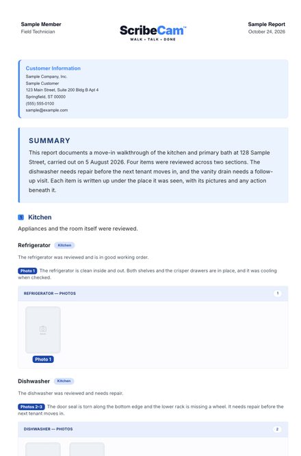 Compact report design
