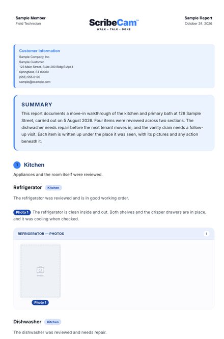 Friendly report design