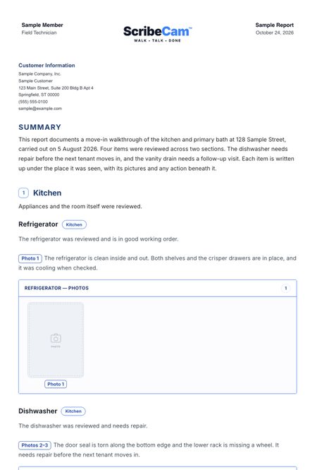 Outline · Open report design