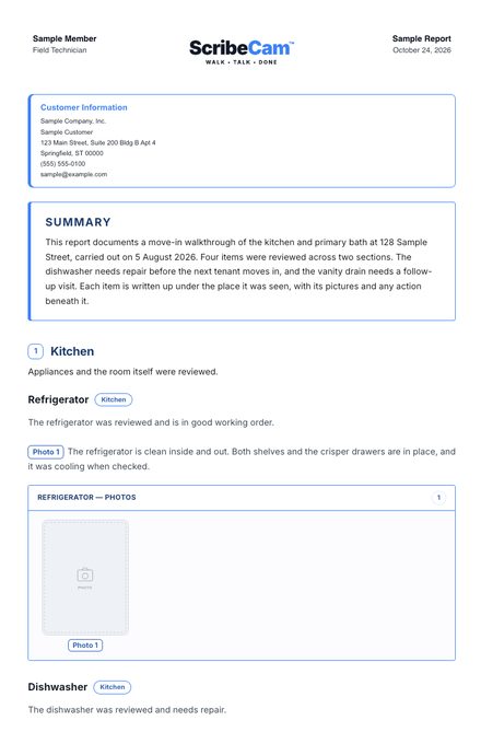 Outline report design