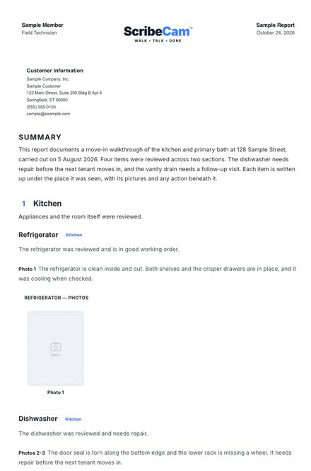 Plain report design