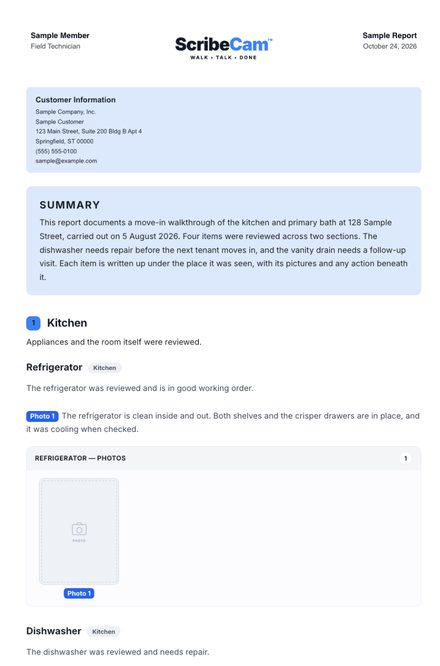 Spotlight report design