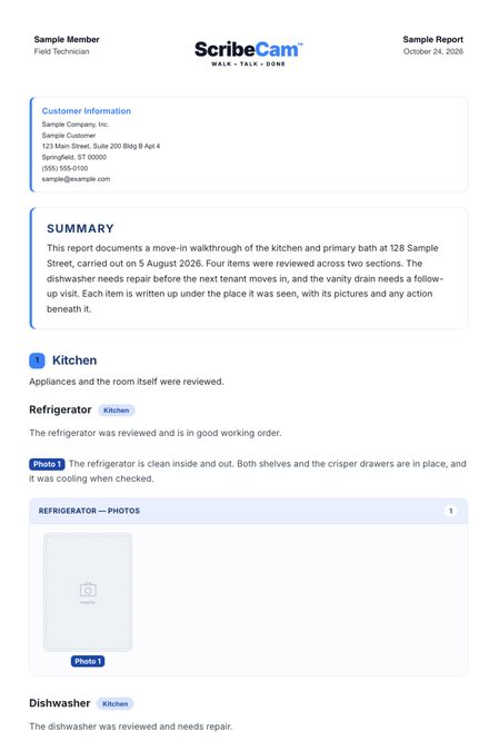 Studio · White report design