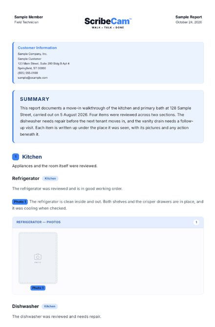 Two-Tone report design